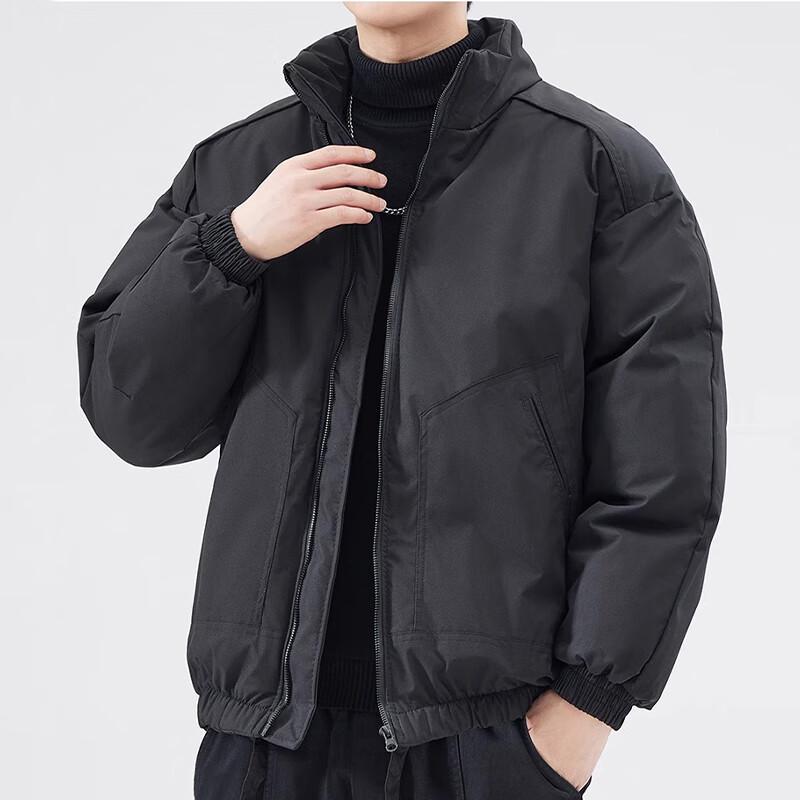 VANCAMEL Men's Stand Collar Padded Jacket