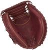 ZETT Soft Steer Baseball Bordeaux Brown BRCB35512 Catcher's Mitt, (4000), Right-Handed Throw,