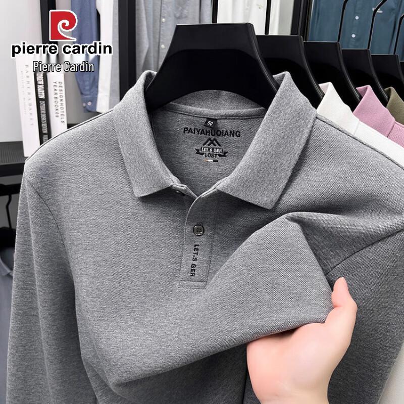 Pierre Cardin Men's Pure Cotton Long Sleeve Polo Shirt