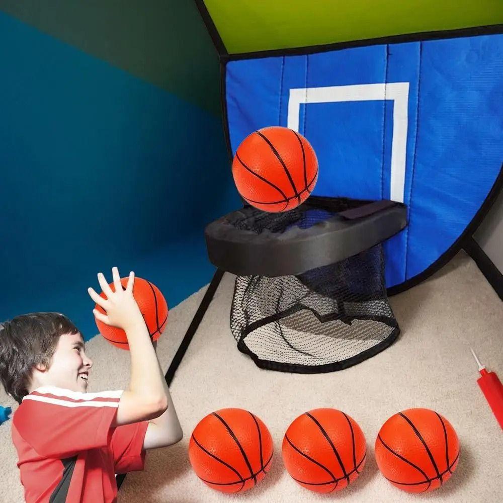 Safety Trampoline Basketball Hoop Kit Foldable Portable Basketball Hoop Toys  Indoor Outdoor