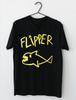 Flipper Fish Band Musik Kurzarm Schwarz Alle Größen T-Shirt AG2586