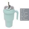 Popular 40Oz Large-Capacity Thermos Cup, Thermal Insulation And Cold Insulation Ice Cup, Ton Cup With Stainless Steel Straw
