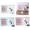 Foldable Picture Frame for Newborn Photo Frame Nursery Table Display Footprint Handprint Keepsake Frame House Decoration