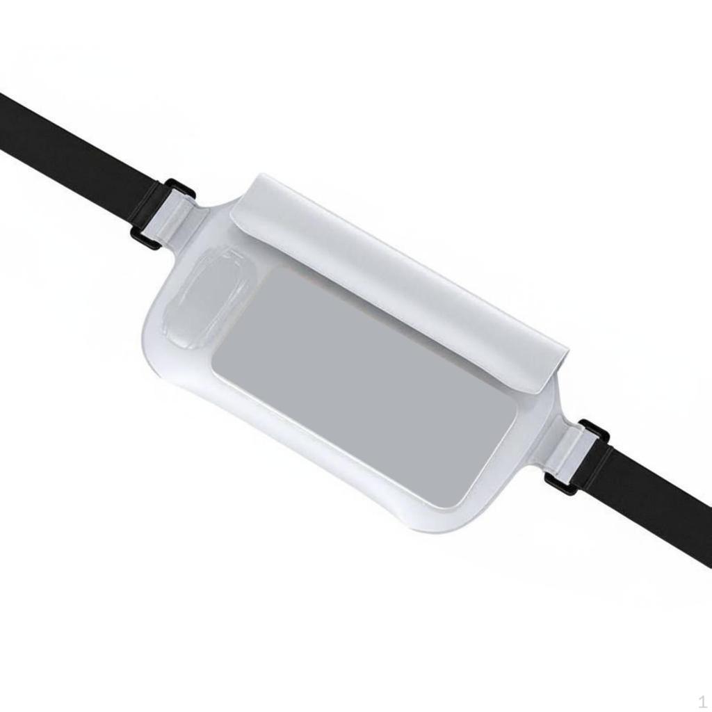 Waterproof Phone Waist Bag Sturdy TPU Material Submersible Pouch Double Seal Protection