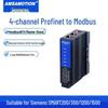 Aimoxun Profinet To Modbus RTU Converter & Remote I/O Module