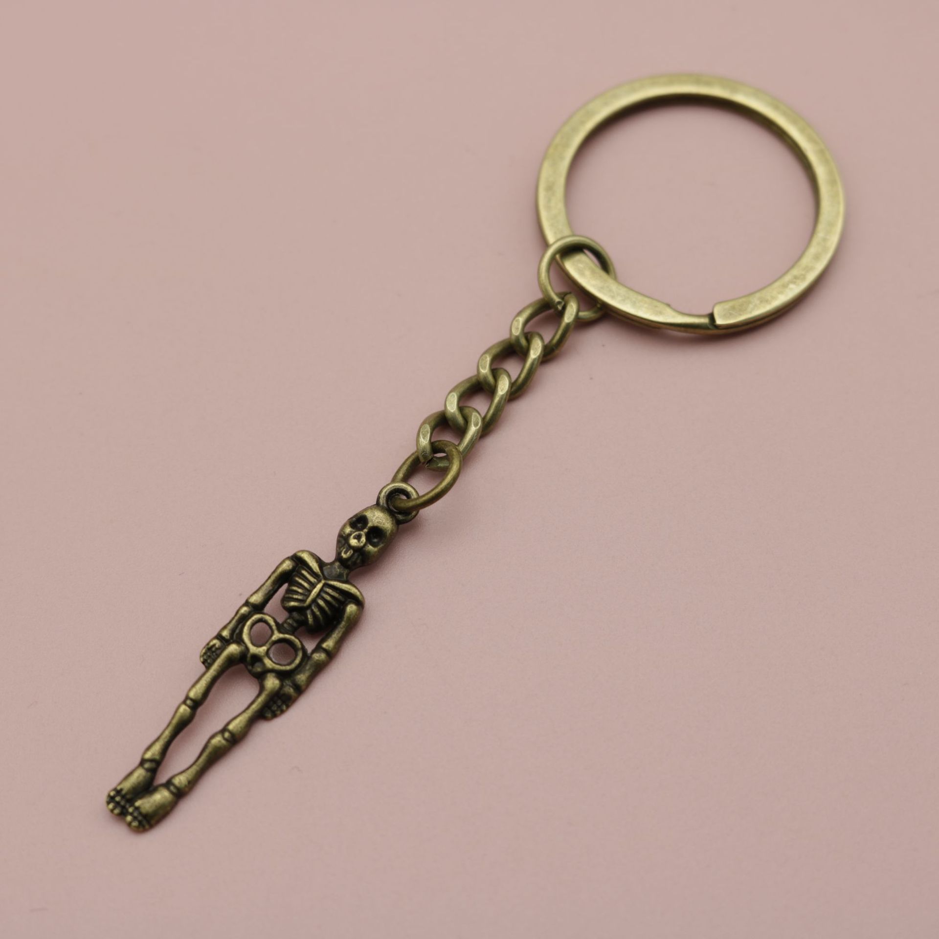 

Горячие продажи ювелирных изделий, минималистский кулон-брелок в виде скелета one size