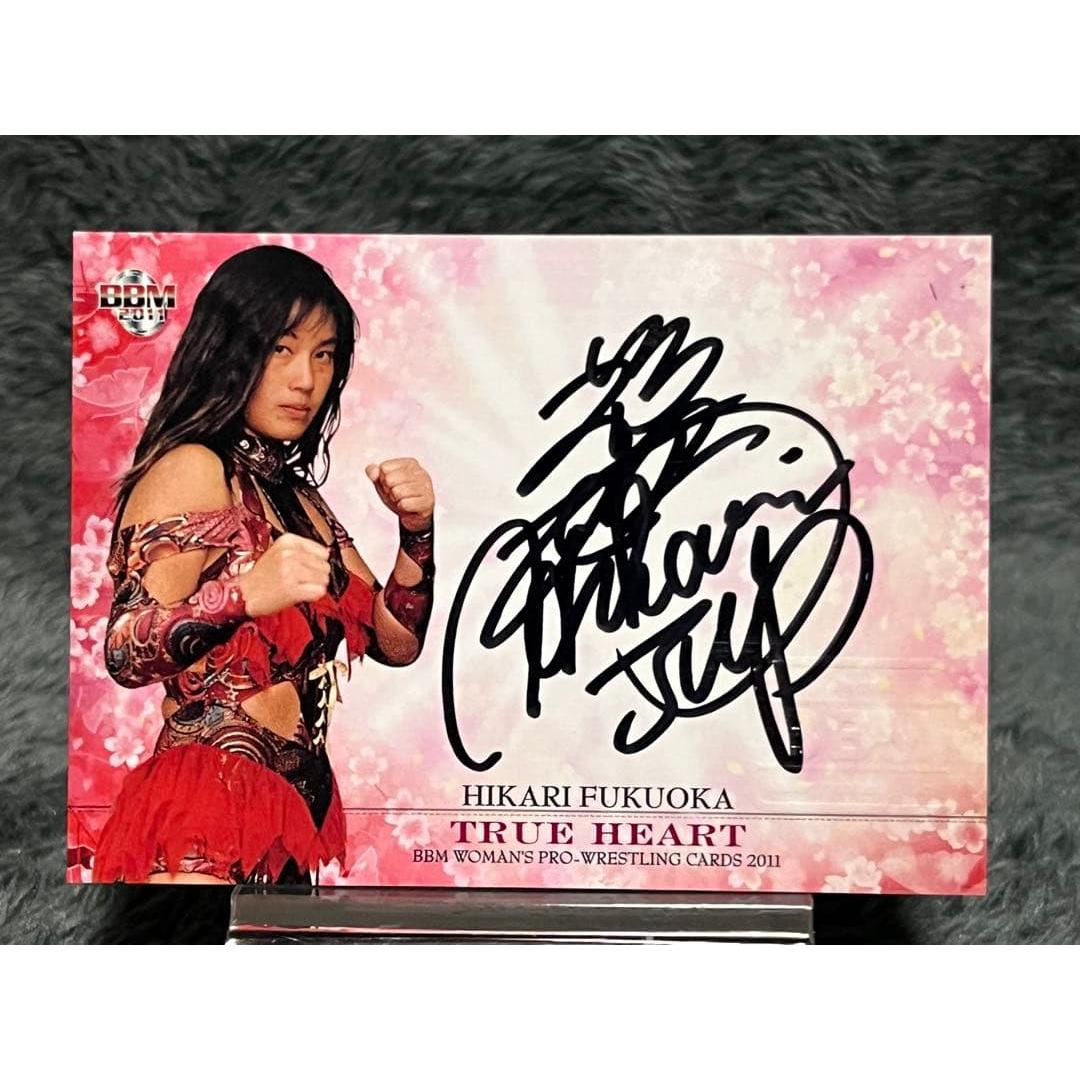 BBM Women s Pro Wrestling Akira Fukuoka Autograph Card Women s Pro Wrestling Card JWP