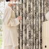 1PC NAPEARL French Retro Blackout Curtains with Butterfly Floral Print Thick Curtains for Bedroom Living Room Window for Home Decor