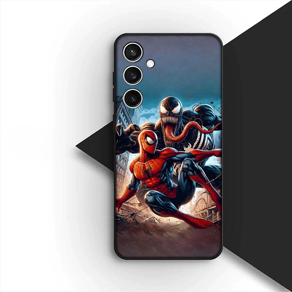 Phone Cover for OPPO A18 A16 A80 A40 A17 A15 A38 A78 A79 A54 A57 A58 A60 4G 5G Casing Soft Case Venom Marvel Spiderman Poster