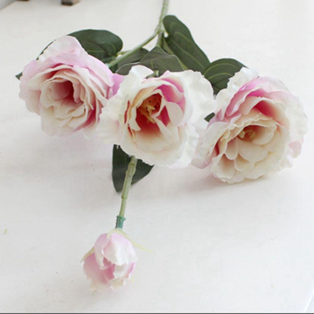 

1 Bunch Home Table Decor Photo Props DIY For Wedding Fake Floral Artificial Flower Bouquet Eustoma светлый кармин розовый