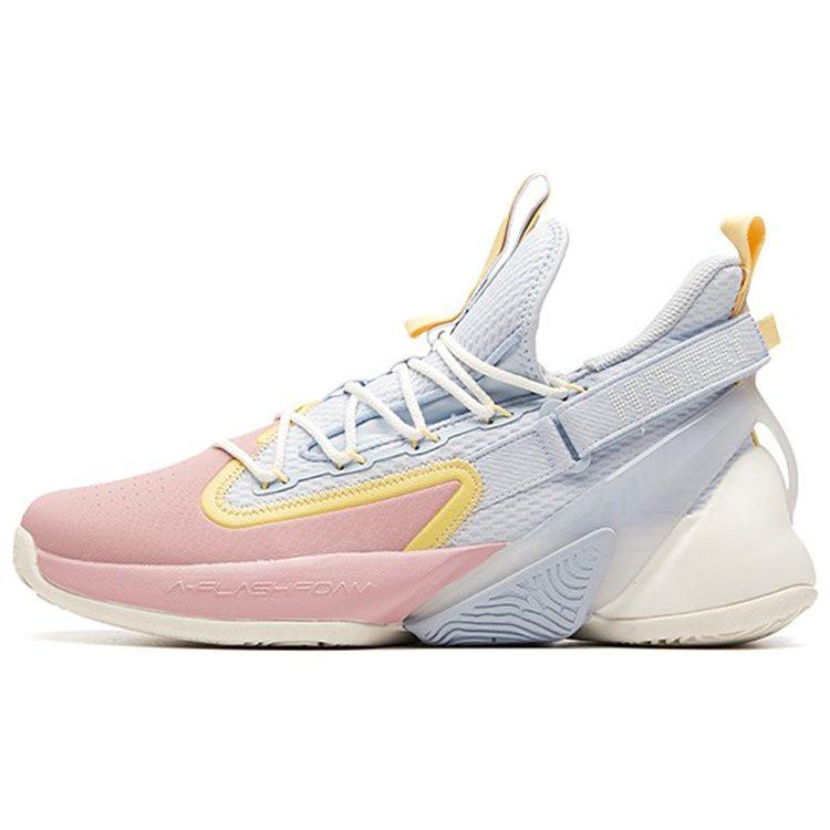 Anta UFO2.0 Basketball Shoes Men's Pink Blue White 112011618-8