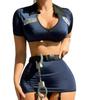 Sexy Policewoman Role-Playing Lingerie Set