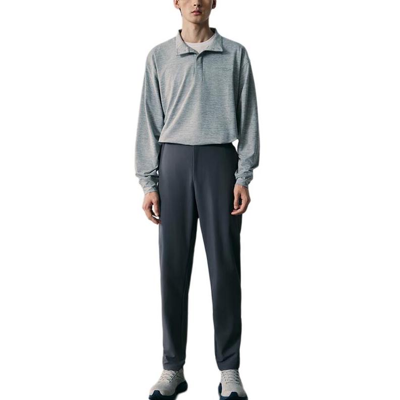 SAUCONY Fashion Versatile Tapered Woven Casual Pants Men Pants Moss-Gray SA2259WP01C-GR035