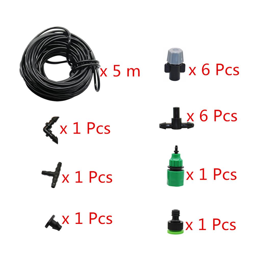 5m/10m/20m Automatic Misting Watering kit Garden Pouring Drip Irrigation System Agriculture Greenhouse Irrigation Dropshipping