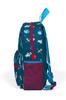 Minik Yuva Backpack Indigo Red Space Pattern Two Compartments 23354