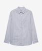 MINDBRIDGE [Couture] Crease 50-Count Light Blue Striped Oversized Shirt