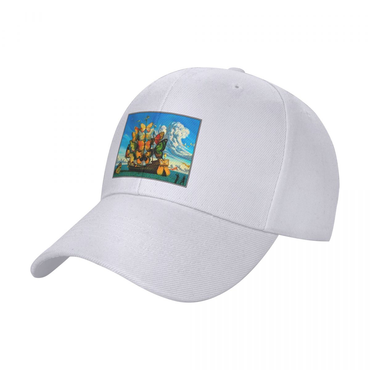 

BUTTERFLY SHIP : Vintage Surreal Abstract Fantasy Print Baseball Cap Custom Cap Caps For Unisex Women S