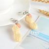 Stylish Peanut Keyring Keychain Pendant Bag Charm Key Jewelry PVC and Alloy Texture Great for Gifting and Collecting