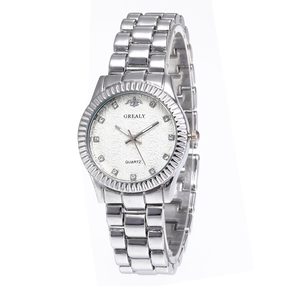 Ladies' Quartz Watch with Alloy Band: Fashionable and Casual Design
