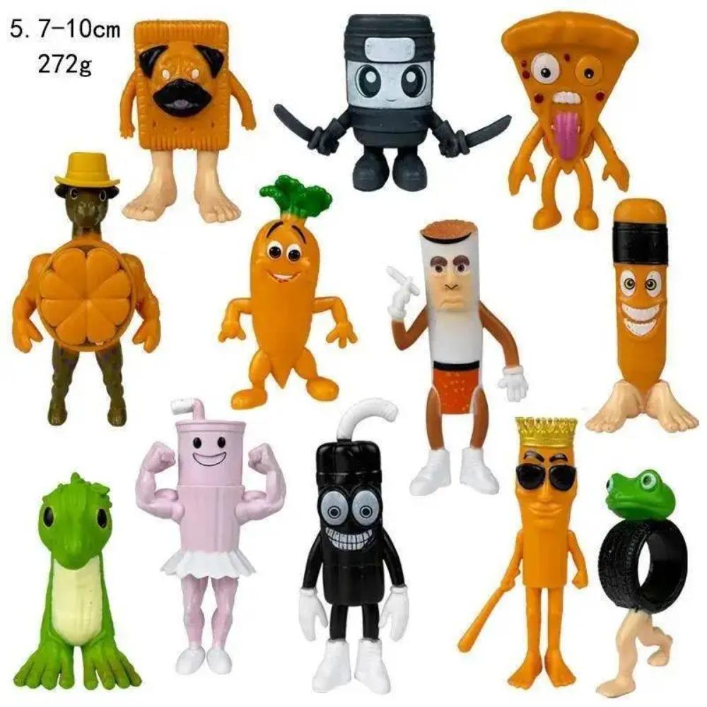 Steal A Brainrot Figure Strawberry Elephant Italian Brainrot 67 Figure Toy Tung Tung Tung Sahur Toy Tralalero Tralala Figurine