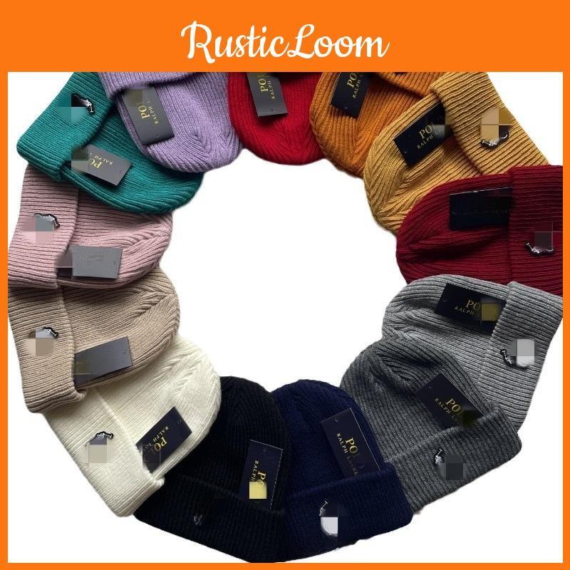 Animal Pony Embroidered Knitted Hat Versatile Thick Warm Hat For Wear Casual