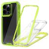 For iPhone 15 Pro Case Detachable 2-in-1 TPU+PC Clear Drop-Proof Phone Cover