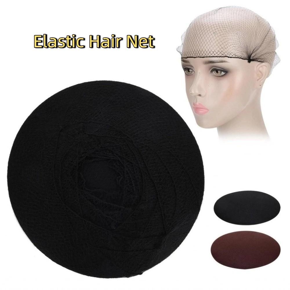 144PCS/SET Professional Elastic Hair Net Breathable Disposable Wig Cap Invisible Hairnet Home Salon