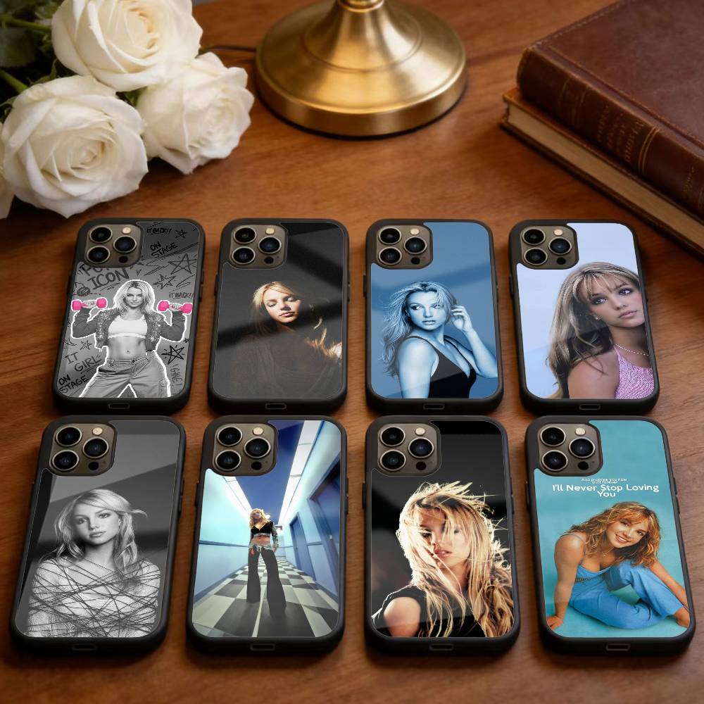 J-Singer B-Britney Spears Phone Case For iPhone 17,16,15,14,13,Pro,Max,Plus,Magnetic For Magsafe Wireless Charging
