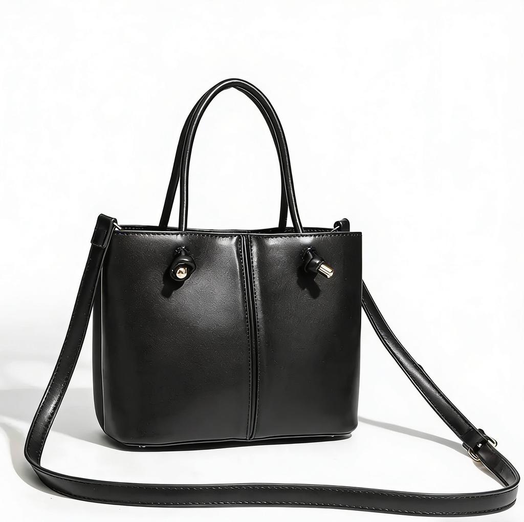 New Colorful Women's Commuter Tote Bag Simple Casual Office Handbag Large Capacity Retro Versatile Shoulder Cross-Body Bag