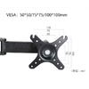 Monitor Universal Extension Arm Black White Desktop Stand Full Motion Steel Suporte Monitor Holder 14"-27" Mount Bracket