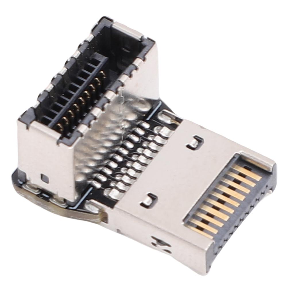 Computer Motherboard Type E Adapter Compact USB3.1 10G Type E 90 Degree Steering Elbow