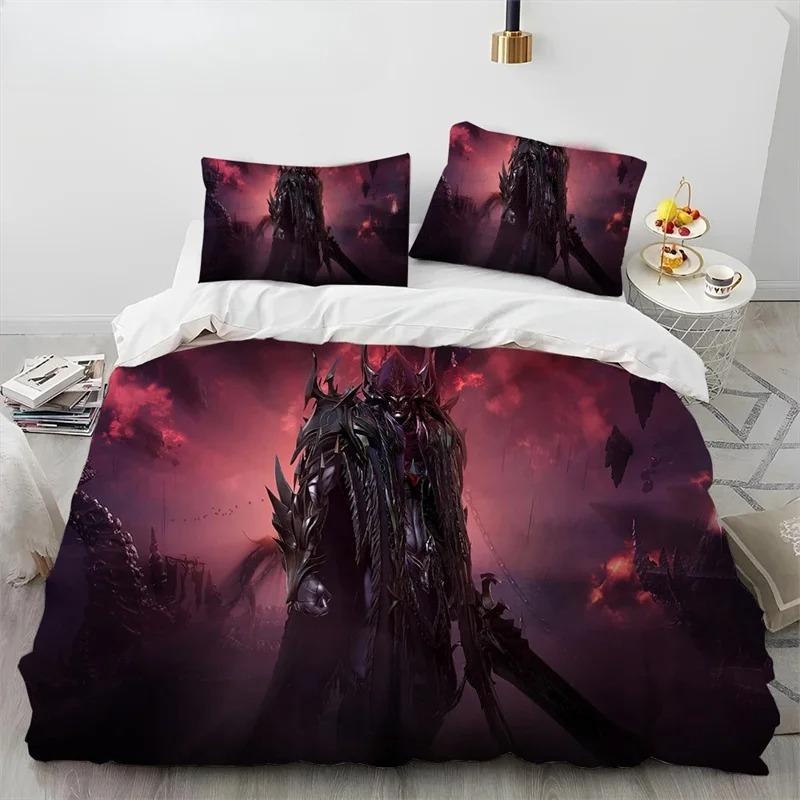 3D Lost ARK Spel Gamer Tecknadstäcke Sängklädesset, Påslakan Sängset Täcke Örngott, King Queen Size Sängklädesset Gåva