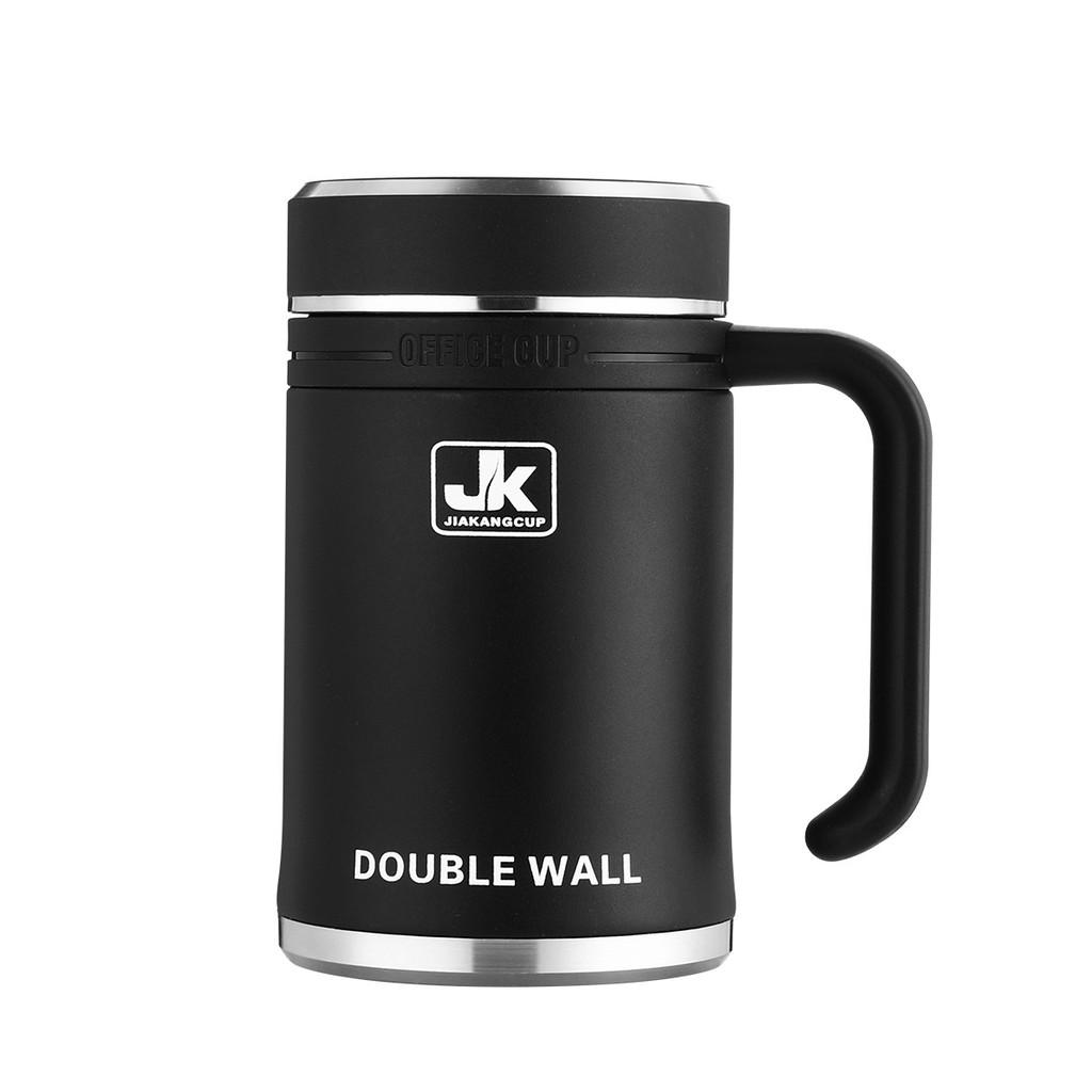 Stainless Steel Travel Mug With Leakproof Lid And Vacuum Insulation For Commuters