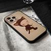 Yoshitomo-Nara Phone Case For IPhone 16,15,14,13,12,11,XS,XR,X,8,7,Pro,Max,Plus,mini Silicone Black Cover