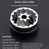 1PC Manual Coffee Grinder Portable Coffee Grinder 7-core Burr Easy To Disassemble, Used for Cleaning 420 Stainless Steel Burrs