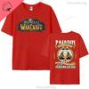 World of Warcraft T-Shirt Hiphop Spiel Gedrucktes T-Shirt Oberteil Locker Komfort Kleidung Sommer Unisex Heißer Verkauf T-Shirts 100% Baumwolle