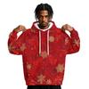 Men's Hooded Sweatshirt with Pockets Christmas Print