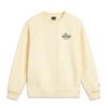 Li Ning Sports Lifestyle Series Simple Comfortable Casual Versatile Letter Animal Print Loose Drop Shoulder Fleece Long Sleeve Sweatshirt AWDVC74-4