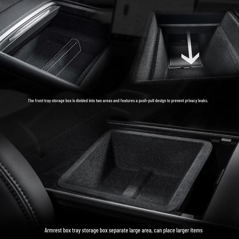 Applicable Armrest Organizer Tray for Tesla Model Y/YL Center Console