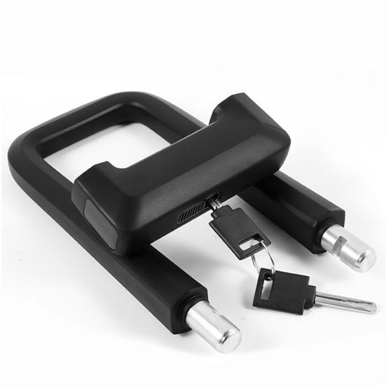 Fahrradschloss Regendicht Antikollision Zinklegierung Universal Silikon Fahrrad U-Schlösser für Motorrad