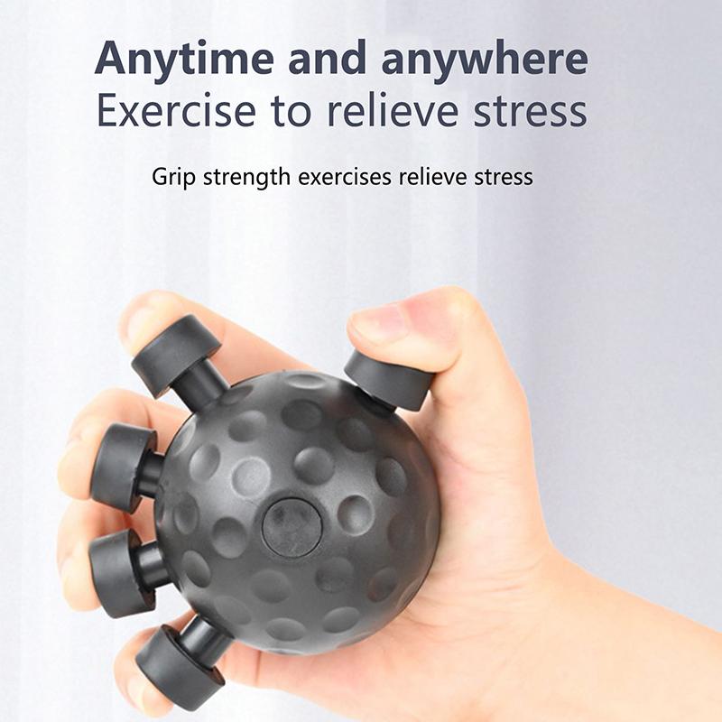 Hand Exercise Balls Sphere Finger Exerciser Ball Grip Strength Trainer Hand Grips Portable Grip Exerciser Forearm Grip Workout