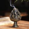 Mini Antique Boshan Furnace Bronze Incense Burner Replica of Han Dynasty Gold Inlaid Copper Household Incense Burner Indoor
