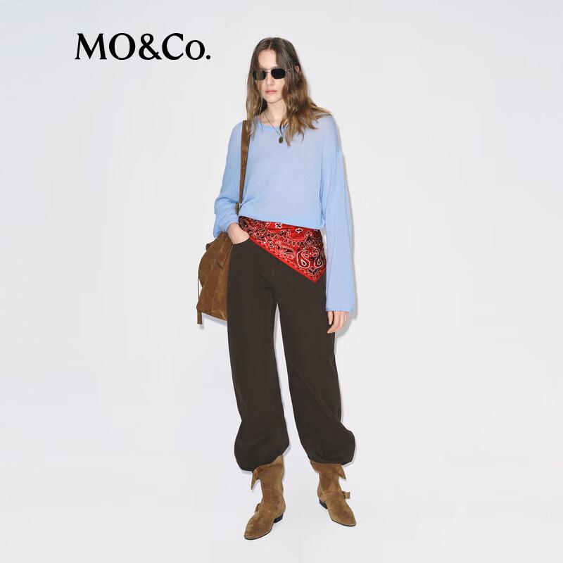 

MO&Co. Striped Cashmere Blend Sweater S/160