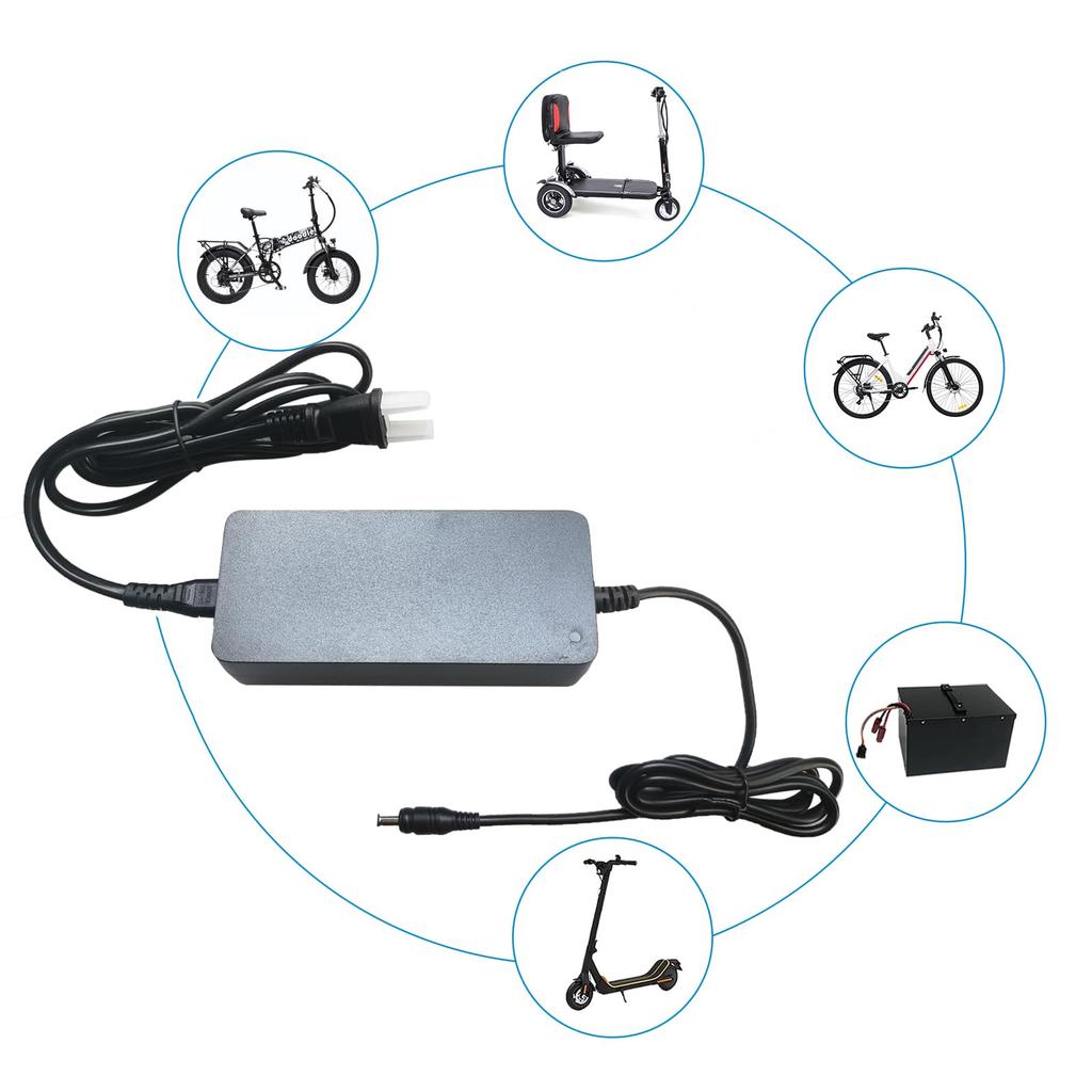 Battery Charging Adapter Electric Bicycle Lithium Battery Charger Connector DC