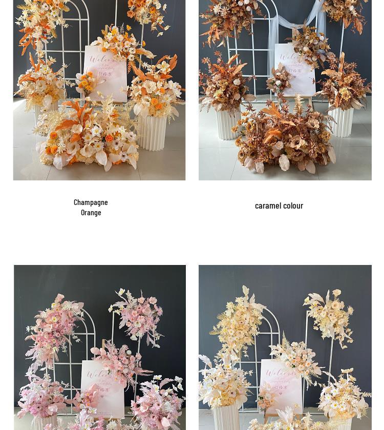 Artificial Wedding Venue Floral Decor for Aisle, Stage, and Reception