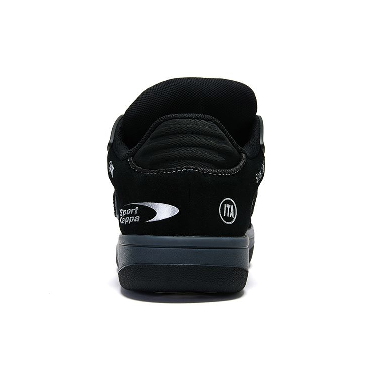 Kappa Retro Non-Slip Wear-Resistant Low-Top Skate Shoes Unisex sneakers Black K0DZ5CC02F-990