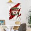 Liverpool Football Club Wanddekoration Wandteppich Kunst Für Haustiermemorial Geburtstag Hochzeitsparty Kulisse Familiengeschenk