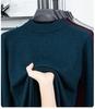 Men’s Autumn/Winter Half-High Collar Knitwear - Warm Inner Layer for Middle-Aged and Elderly