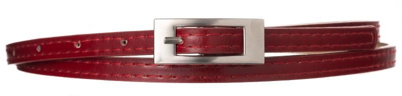 Women's PU belt narrow 0.9 cm BB-CV-11 RED 105