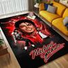 Michael Jackson Living Room Nonslip Area Rug Soft Carpet For Bedroom Gameoom Playroom Sofa Office Home Decor Doormat